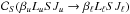 \hbox{$\mathcal{C}_S(\beta_u L_u S J_u \rightarrow \beta_{\ell} L_{\ell} S J_{\ell})$}