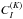 \hbox{$C_I^{(K)}$}