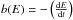 \hbox{$b(E)=-\left(\frac{{\rm d}E}{{\rm d}t}\right)$}