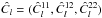\hbox{$\hat C_l = (\hat C_l^{11},\hat C_l^{12},\hat C_l^{22})$}
