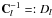 \hbox{${\bf C}_l^{-1} =: D_l$}