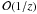 \hbox{${\cal O}(1/z)$}