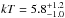 \hbox{$kT=5.8^{+1.2}_{-1.0}$}