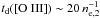 \hbox{$t_{\rm d}({\rm [O~III]}) \sim20 \, n_{\rm e,2}^{-1}$}