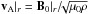 \hbox{${\vec{v}_{\rm A}}|_r= {\vec{B}_0}|_r /\!\!\sqrt{\mu_0 \rho}$}