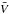 \hbox{$\bar{V}$}
