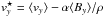 \hbox{$v_y^\star=\mean{v_y}-\alpha\mean{B_y}/\rho$}