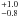 \hbox{$^{+1.0}_{-0.8}$}