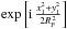 \hbox{$\exp \left[{\rm i}\,\frac{x_1^{2}+y_1^{2}}{2R_{\rm F}^{\,2}}\right ]$}