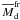 \hbox{$\overline{M}_{\rm d}^{\rm fr}$}