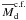 \hbox{$\overline{M}_{\rm d}^{\rm c.f.}$}