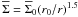 \hbox{${\overline\Sigma}=\overline{\Sigma}_0 (r_0/r)^{1.5}$}