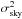 \hbox{$\sigma_\text{sky}^2$}