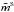 \hbox{$\tilde m^{\rm s}$}