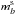 \hbox{$m^{\rm s}_b$}