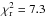 \hbox{$\chi^2_{\mathrm{r}} = 7.3$}
