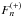\hbox{$F_{n}^{(+)}$}