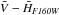 \hbox{$\bar{V}-\bar{H}_{\it F160W}$}
