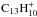 \hbox{${\rm C}_{13}{\rm H}_{10}^{+}$}