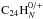 \hbox{${\rm C}_{24}{\rm H}_{N}^{0/+}$}