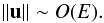 \begin{equation} \|\vu\|\sim O(E). \label{odu} \end{equation}