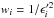 \hbox{$w_i=1/\epsilon_i'^2$}