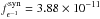 \hbox{$f_{\epsilon^{-1}}^{\rm syn} = 3.88 \times 10^{-11}$}