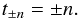 \appendix \setcounter{section}{1} \begin{eqnarray} t_{\pm n}=\pm n. \end{eqnarray}