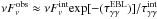 \hbox{$\nu F_{\nu}^{{\rm obs}} \approx \nu F_{\nu}^{{\rm int}}{\rm exp}[-(\tau_{\gamma \gamma}^{{\rm EBL}})]/\tau_{\gamma \gamma}^{{\rm int}}$}