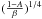 \hbox{$(\frac{1-A}{\beta})^{1/4}$}