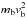 \hbox{$m_{\rm b}v_{\rm b}^{2}$}