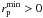 \hbox{$r_{\rm p}^{\rm min} > 0$}