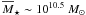 \hbox{$\overline{M}_{\star} \sim 10^{10.5}\ M_{\odot}$}