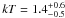 \hbox{$kT=1.4_{-0.5}^{+0.6}$}
