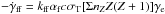 \hbox{$-\dot \gamma_{\rm ff} = k_{\rm ff}\alpha_{\rm f} c\sigma_{\rm T}[\Sigma n_Z Z(Z+1)]\gamma_{\rm e}$}