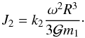 \begin{equation} J_2 = k_2 \frac{\omega_\pp^2 R_\pp^3}{3 \G \m_\p} \cdot \label{101220a} \end{equation}