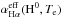 \hbox{$\alpha^\mathrm{eff}_{\mathrm{H}\alpha}(\mathrm{H}^0,T_\mathrm{e})$}