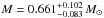 \hbox{$M=0.661^{+0.102}_{-0.083}\,M_\odot$}