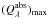 \hbox{$(Q^{\rm abs}_\lambda)_{\max}$}