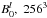 \hbox{$B_0^l, \; 256^3$}