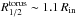 \hbox{$R^{{\rm{torus}}}_{1/2} \sim 1.1\,R_{\rm{in}}$}
