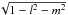 \hbox{$\sqrt{1-l^2-m^2}$}