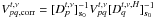 \hbox{$V^{t,\nu}_{pq,{\rm corr}}=[D^{t,\nu}_p]^{-1}_{\vec{s}_0}V^{t,\nu}_{pq}[D^{t,\nu,H}_q]^{-1}_{\vec{s}_0}$}