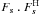 \hbox{$F_{\vec{s}}\ .\ F_{\vec{s}}^{\rm H}$}