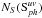 \hbox{$N_S(\mathrm{S}^{uv}_{ph})$}