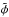 \hbox{$\tilde\phi$}