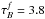 \hbox{$\tau^f_B=3.8$}