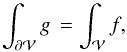 \begin{equation} \ints g \, = \intv f, \label{eq:gen_poisson} \end{equation}