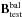 \hbox{$\vBt^{\rm bal}$}