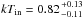 \hbox{$kT_{\rm in}=0.82{+0.13 \atop -0.11}$}
